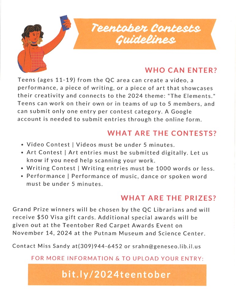 Teentober contests guidelines