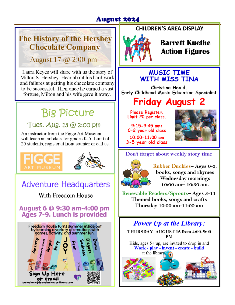 August 2024 Newsletter Page 2