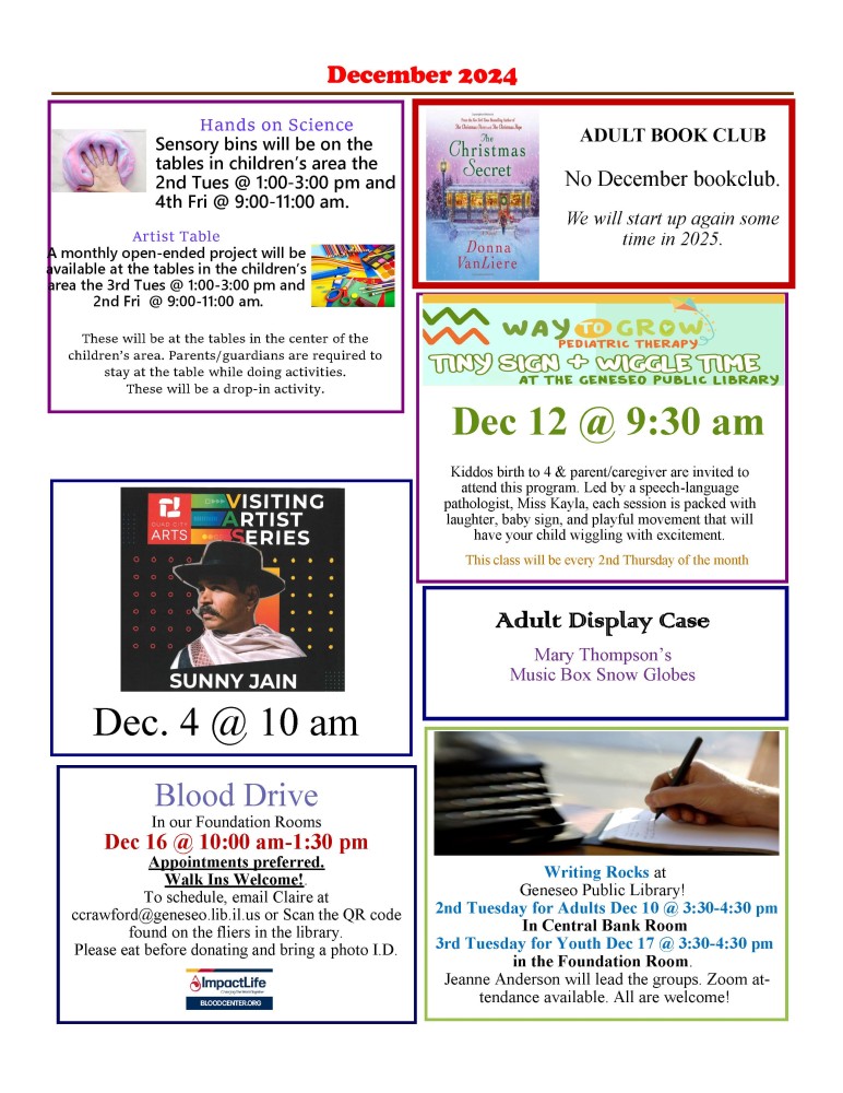 December 2024 Newsletter page 3