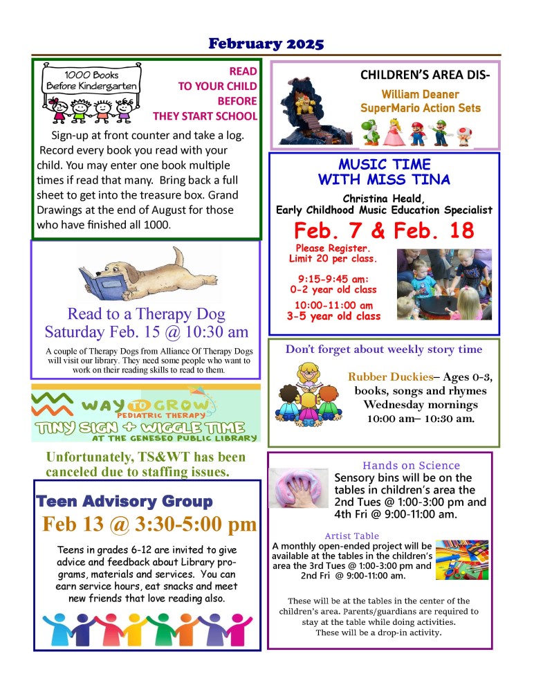 February 2025 Newsletter Page 2