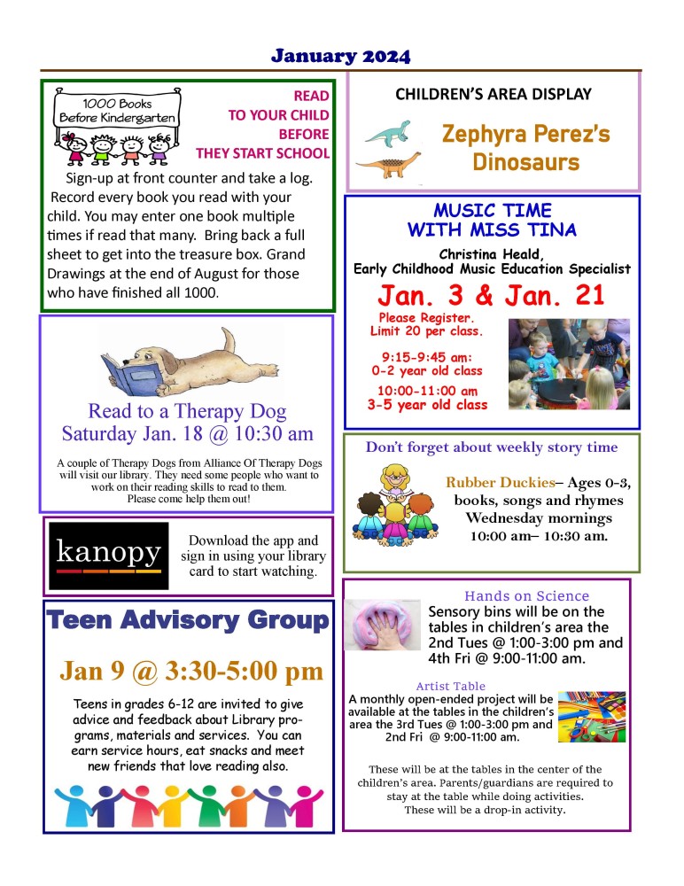 January 2025 Newsletter Page 2