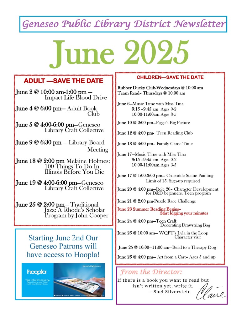 june 2025 newsletter page 1