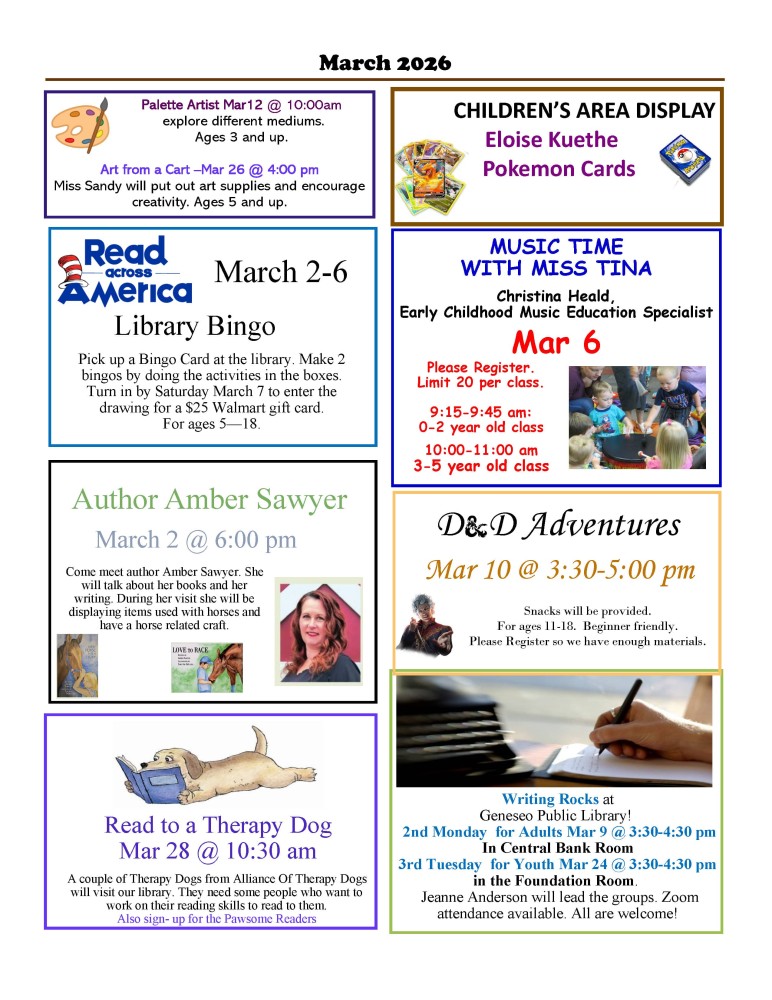 March 2026 Newsletter Page 2