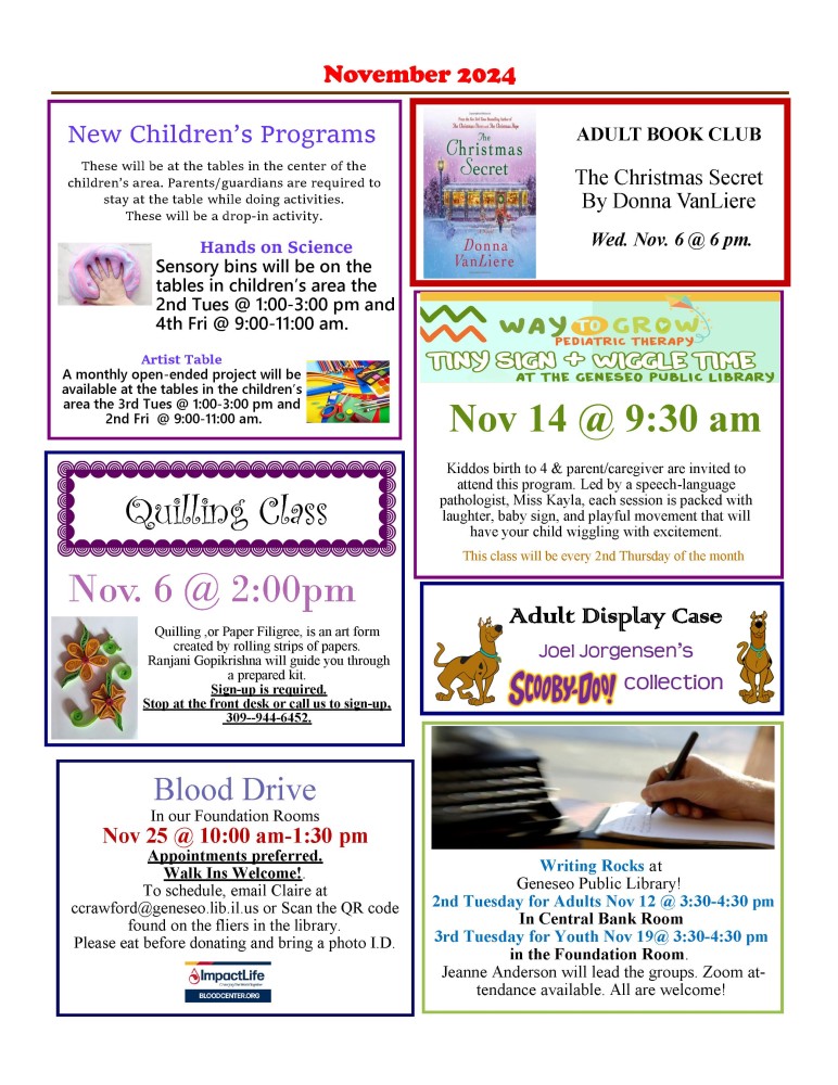 November 2024 Newsletter Page 3